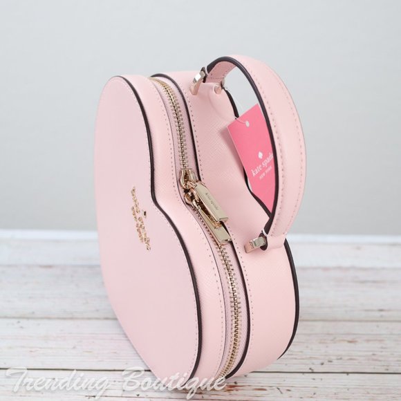 NWT Kate Spade New York Love Shack Heart Crossbody in Chalk Pink - Picture 5 of 13